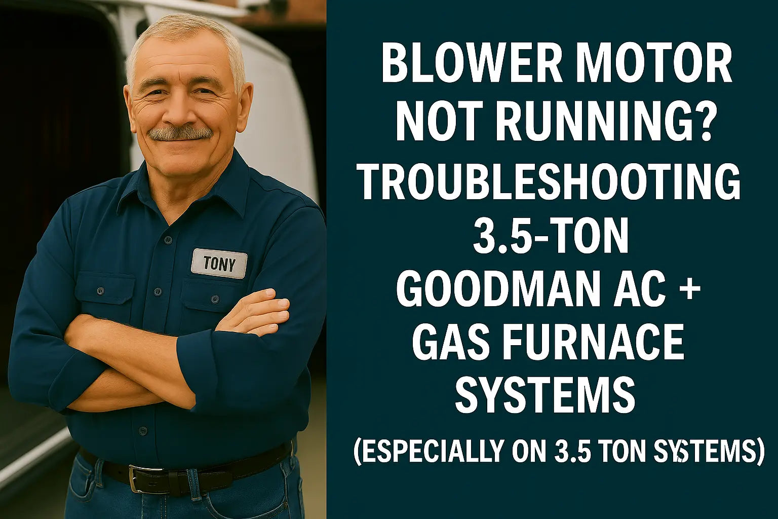 Blower Motor Not Running? Troubleshooting 3.5-Ton Goodman AC + Gas Furnace Systems