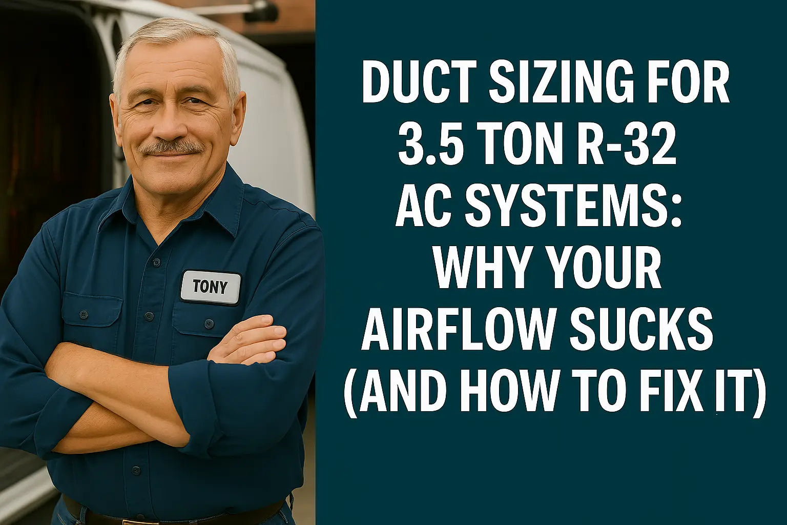 Duct Sizing for 3.5 Ton R-32 AC Systems: Why Your Airflow Sucks (And How to Fix It)