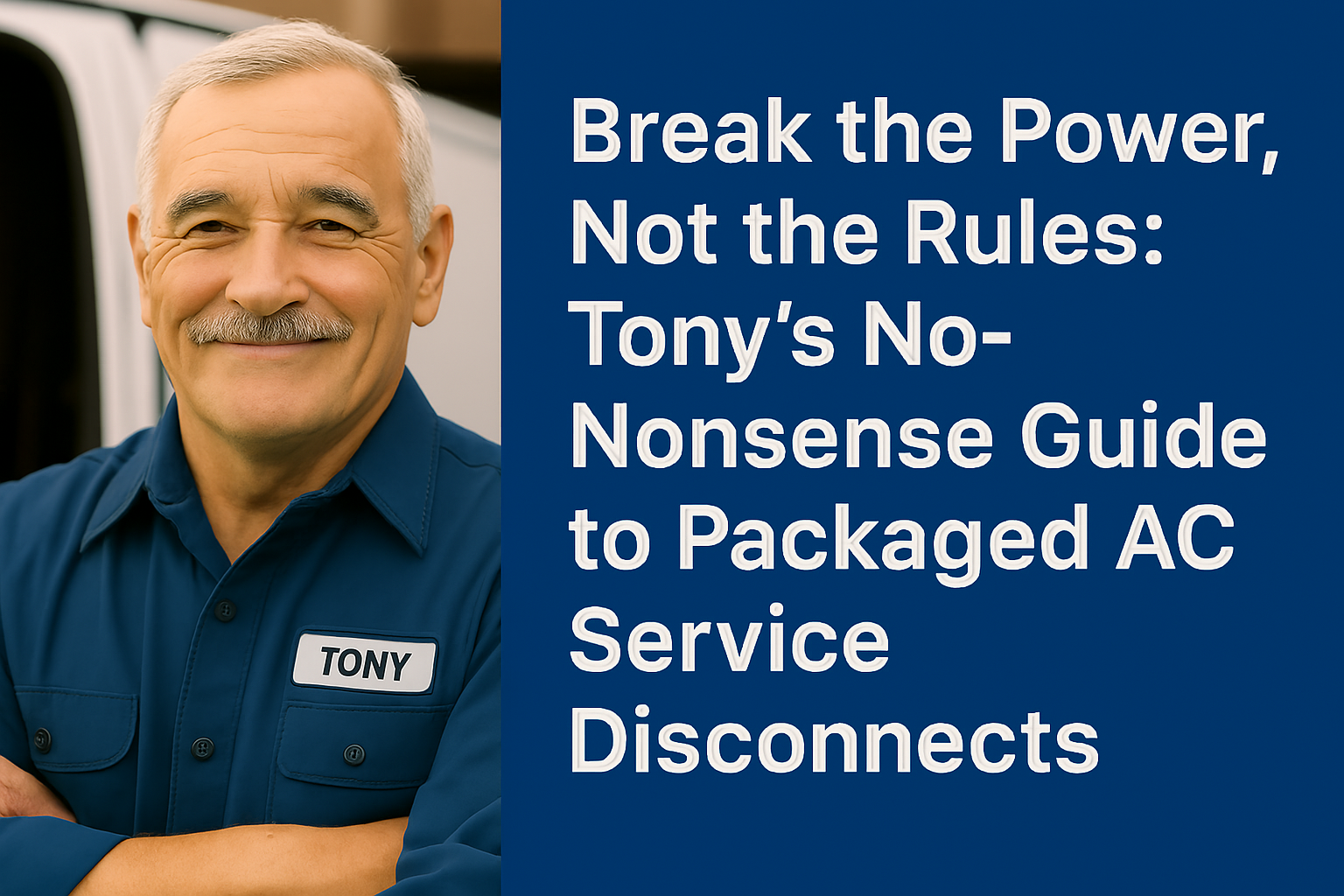 Break the Power, Not the Rules: Tony’s No-Nonsense Guide to Packaged AC Service Disconnects