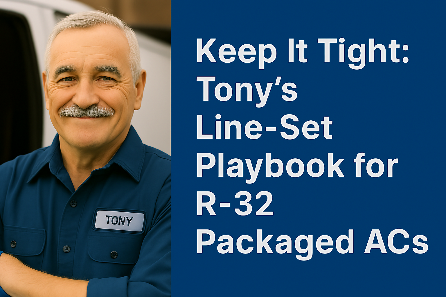 Keep It Tight: Tony’s Line-Set Playbook for R-32 Packaged ACs