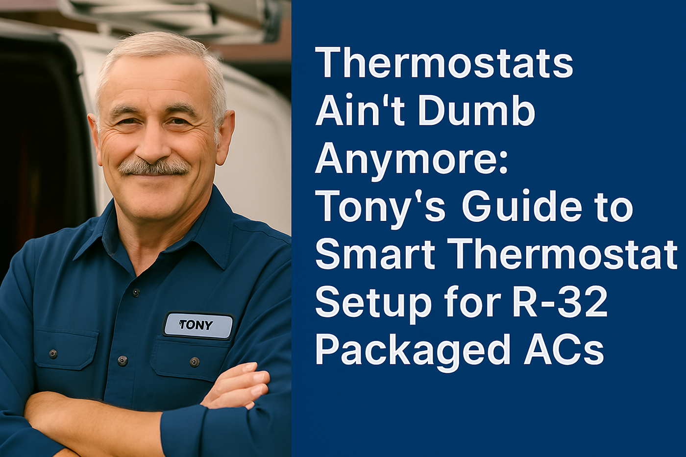 Thermostats Ain’t Dumb Anymore: Tony’s Guide to Smart Thermostat Setup for R-32 Packaged ACs