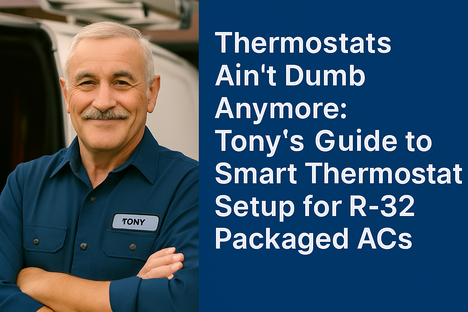 Thermostats Ain’t Dumb Anymore: Tony’s Guide to Smart Thermostat Setup for R-32 Packaged ACs