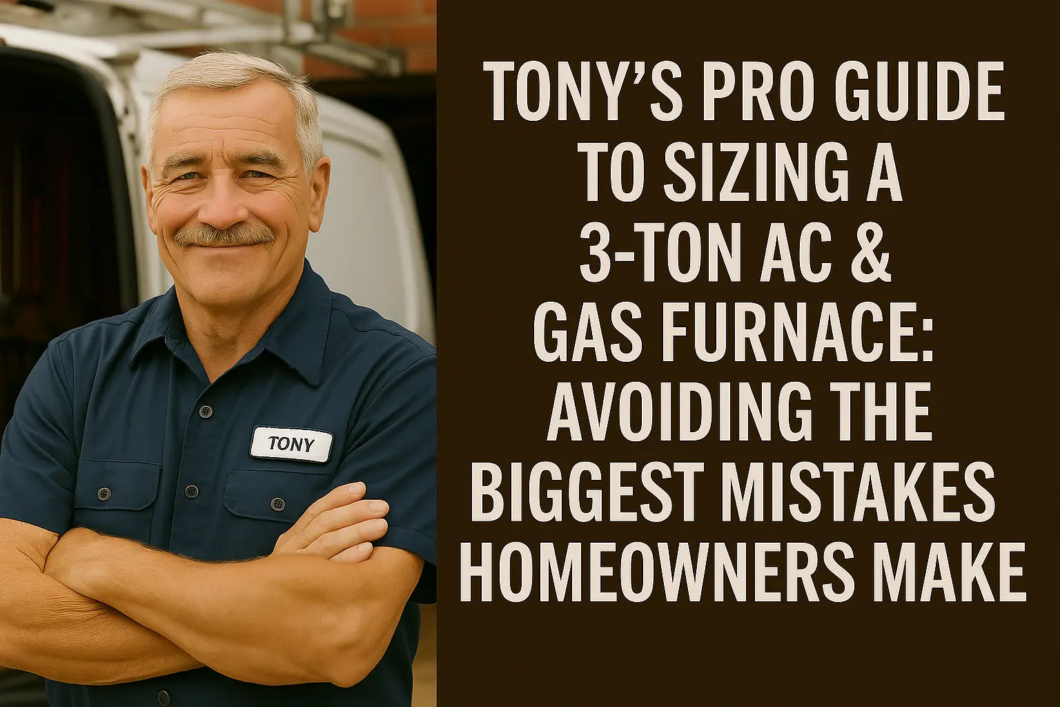 Tony’s Pro Guide to Sizing a 3-Ton AC & Gas Furnace: Avoiding the Biggest Mistakes Homeowners Make