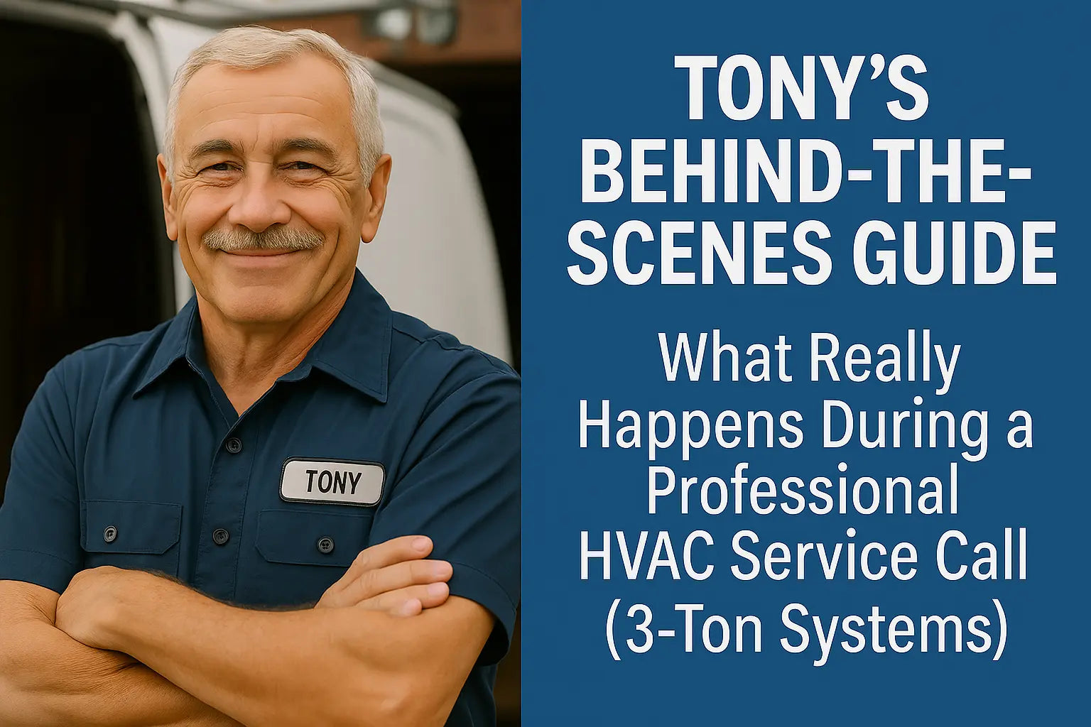 Tony’s Behind-the-Scenes Guide: What Really Happens During a Professional HVAC Service Call (3-Ton Systems)