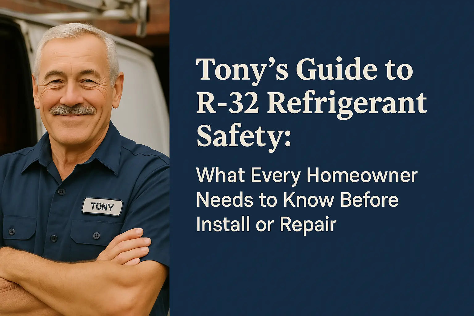 Tony’s Guide to R-32 Refrigerant Safety: What Every Homeowner Needs to Know Before Install or Repair