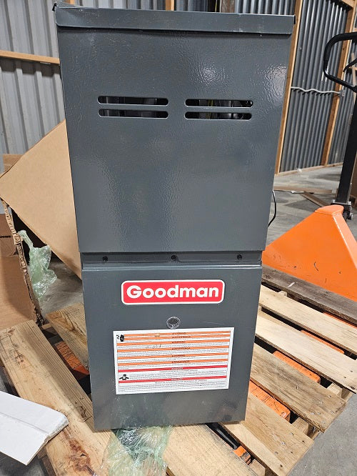 Scratch and Dent Goodman 80% AFUE 60,000 BTU Single Stage Gas Furnace - Upflow/Horizontal - 14" Cabinet MODEL GM9S800603AN-2210257238