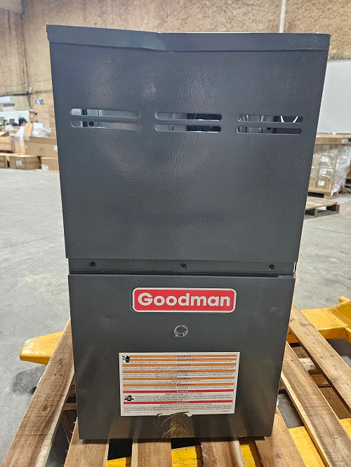 Scratch and Dent Goodman 80% AFUE 80,000 BTU Single Stage Gas Furnace - Upflow/Horizontal - 17.5" Cabinet - 1,200 CFM MODEL GM9S800803BN-2404270391