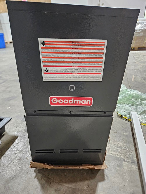 Scratch and Dent Goodman 80% AFUE 80,000 BTU Single Stage Gas Furnace - Downflow/Horizontal - 17.5" Cabinet - Model GC9S800804BN-2406273146