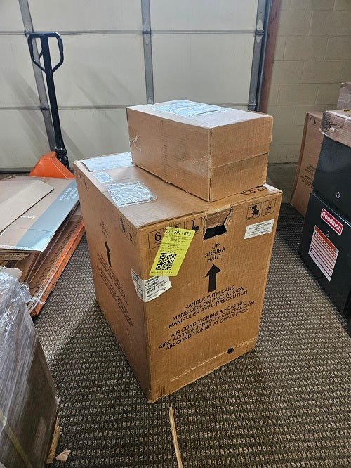 Scratch and Dent Goodman 51,180 BTU 15 kW Electric Furnace with 1,200 CFM Airflow Model MBVK12BP1X00-2410725075 with HKTAD151
