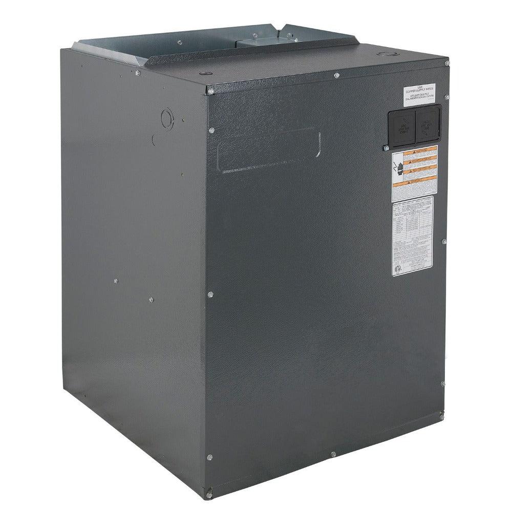 Goodman 51,180 BTU 15 kW Electric Furnace with 1,600 CFM Airflow - MBVK16CP1X00, HKTAD151 - Angled Rear View