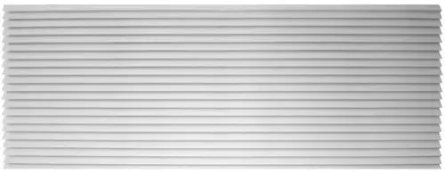 Amana PTAC Architectural Aluminum Plain White Exterior Grille - AGK01WB