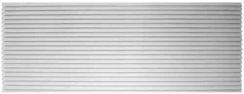 Amana PTAC Architectural Aluminum Plain White Exterior Grille - AGK01QW