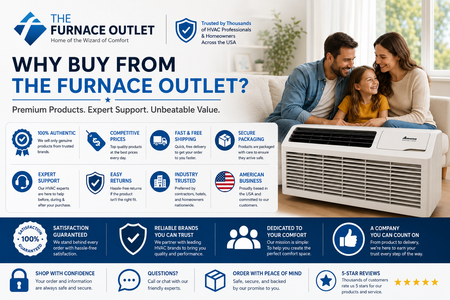 Amana Distinctions DCP123J25BA 12,000 BTU 208/230 Volt PTAC Unit with 2.5 kW Electric Heat for Efficient Room Heating & Cooling