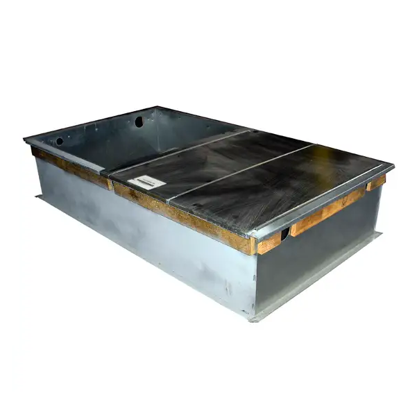 Daikin 7.5-12.5 Ton 14" Hurricane Wind-Rated Roof Curb with Hold Down Brackets, Weilded - 0221L00018