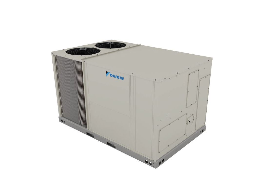 Daikin Light Commercial 10 Ton Packaged Air Conditioner and Gas Furnace Unit, 460-3-60V with 14.8 IEER2 - DFG1204DM00001S