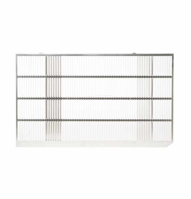 GE Stamped Aluminum Exterior Grille for 26" Through-the-Wall Units RAG13A