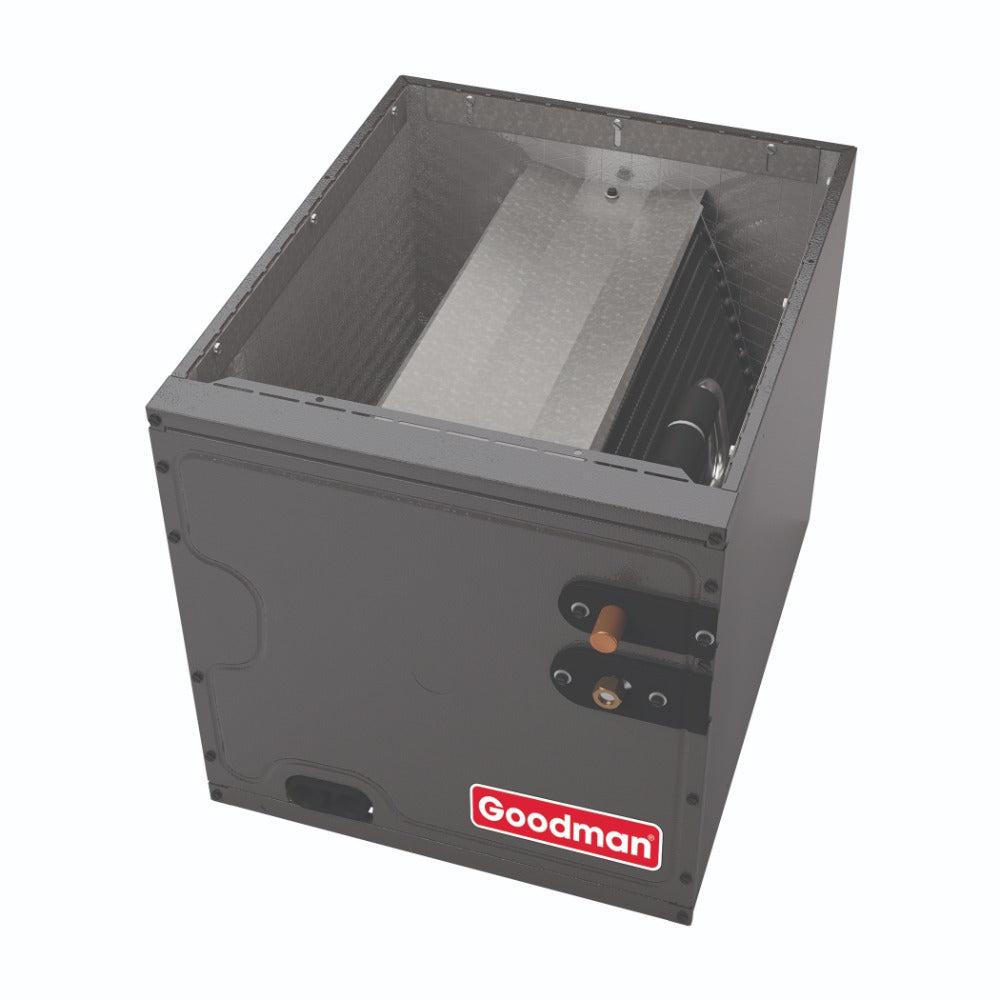 Goodman 3 Ton Vertical Upflow/Downflow Cased Painted A Coil with built in TXV Rated for use with R32.  Model, CAPTA3626C3