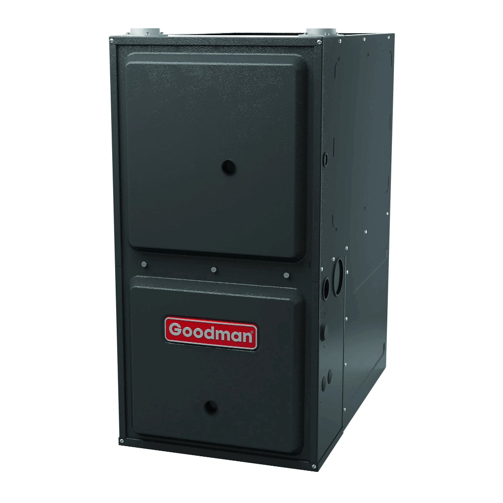 Goodman 2 Ton 13.8 SEER2 Northeast System: Condenser Model GLXS3BN2410, Vertical Model: CAPTA3022B3 and 96% AFUE 60,000 BTU Gas Furnace Model: GD9S960603BN