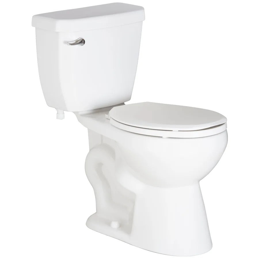 PROFLO 1500 Series Two-Piece Elongated Toilet with Left Hand Trip Lever - Main Image