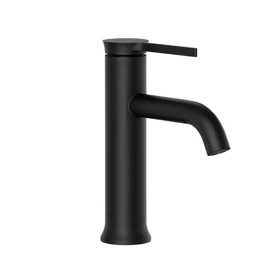 PROFLO Spiers Series Matte Black Bathroom Faucet - Main View