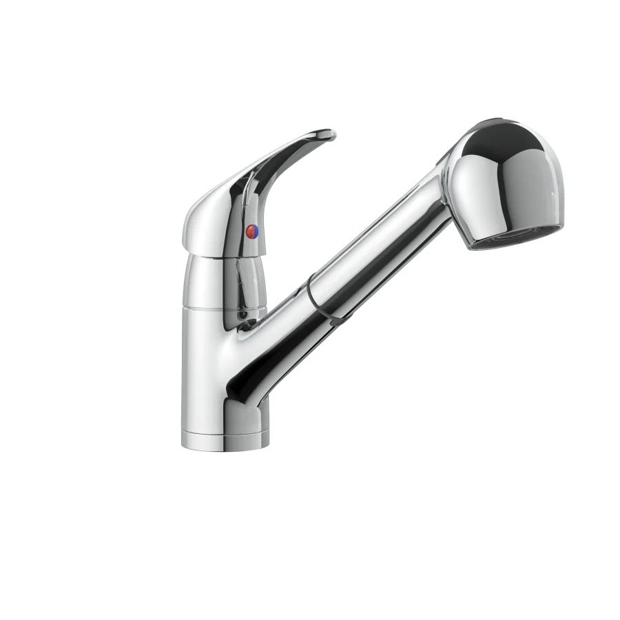 PROFLO Pull Out Chrome Kitchen Faucet - Main View
