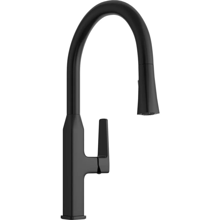 PROFLO Scovin Series Pull Down Matte Black Kitchen Faucet - Main View