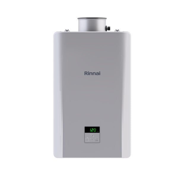 Rinnai RE Series 140,000 BTU Non-Condensing Interior Natural Gas Tankless Water Heater - Main View