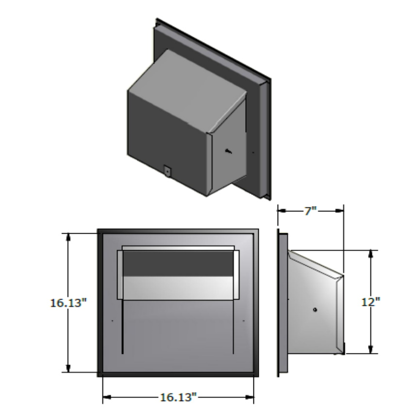 Daikin 25% Motorized Downflow Fresh Air Damper, Medium - DDN25MFDPGCHMM