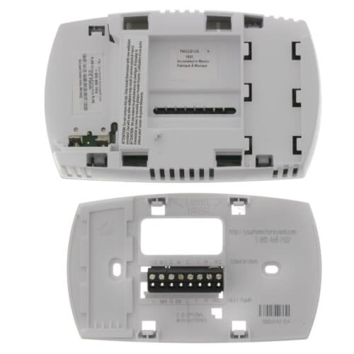 Honeywell FocusPRO 6000 Two-Stage Heating/Cooling Programmable Digital Thermostat TH6220D1028 - Inside View