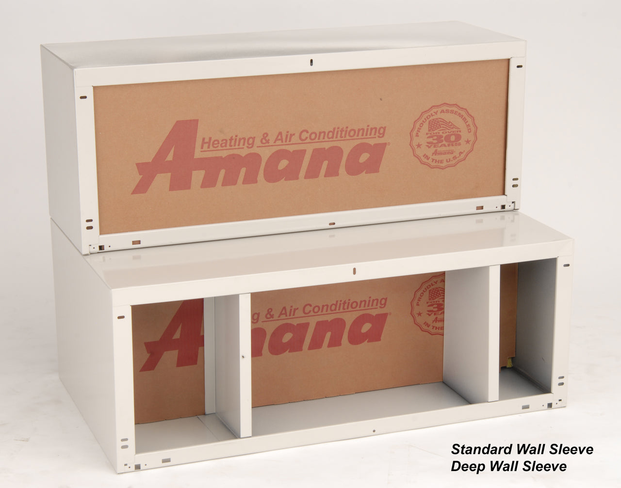 Amana PTAC 18" Collapsible Extra Deep Quiet White Wall Sleeve - WS918QW-C