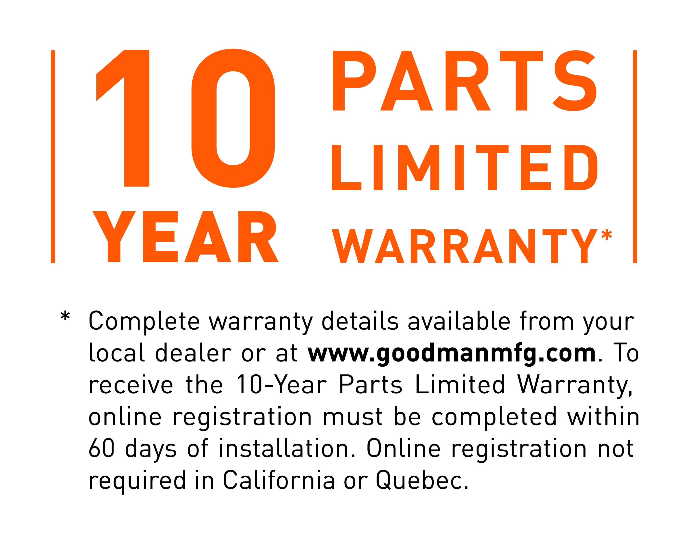 Goodman 2.5 Ton 15.2 SEER2 System: Air Conditioner Condenser Model GLXS4BA3010, Horizontal Coil Model: CHPTA3630C3, 80% AFUE 80,000 BTU Natural Gas Furnace Model: GD9S800805CN