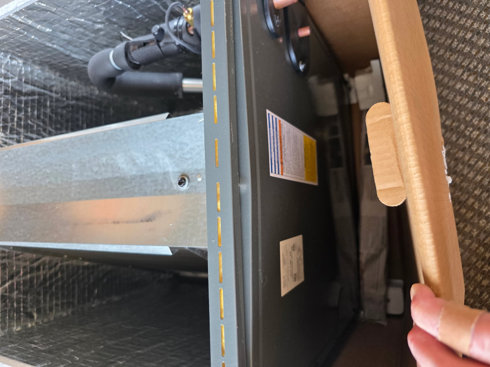 Scratch and Dent Goodman 3 Ton Upflow/Downflow Cased A Coil R410A- 21" Cabinet Width Model CAPTA3625C4-2405507436