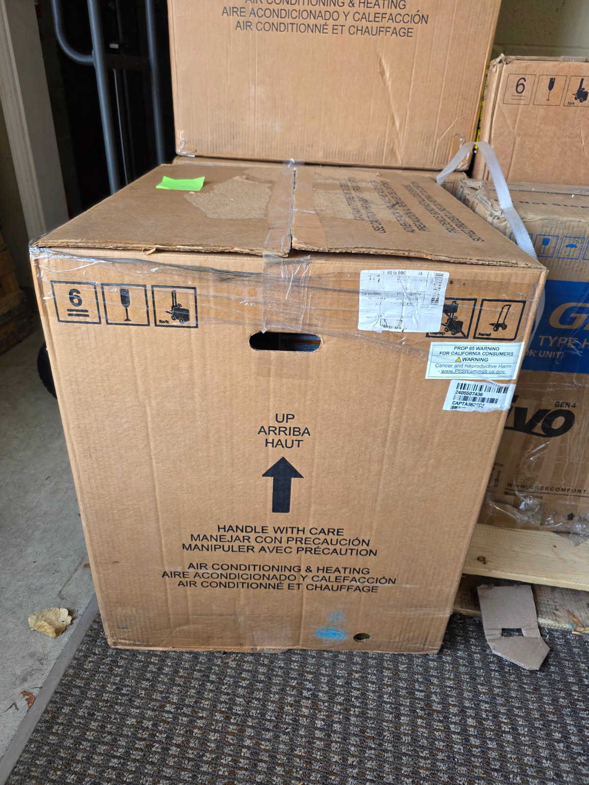 Scratch and Dent Goodman 3 Ton Upflow/Downflow Cased A Coil R410A- 21" Cabinet Width Model CAPTA3625C4-2405507436