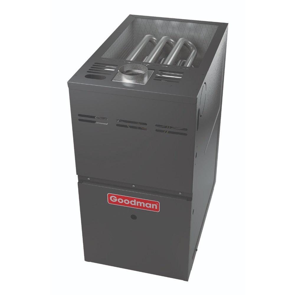 3 Ton 15.2 SEER2 Goodman Air Conditioner GSXH503610 and 80% AFUE 80,000 BTU Gas Furnace GM9S800805CX Horizontal System with Coil CHPTA3630C4