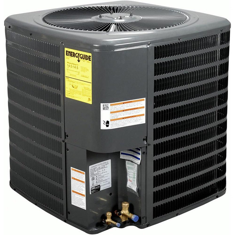 3 Ton 15.2 SEER2 Goodman Heat Pump GSZH503610 with Multi-Position Air Handler AMST36CU1400 - Condenser Front View
