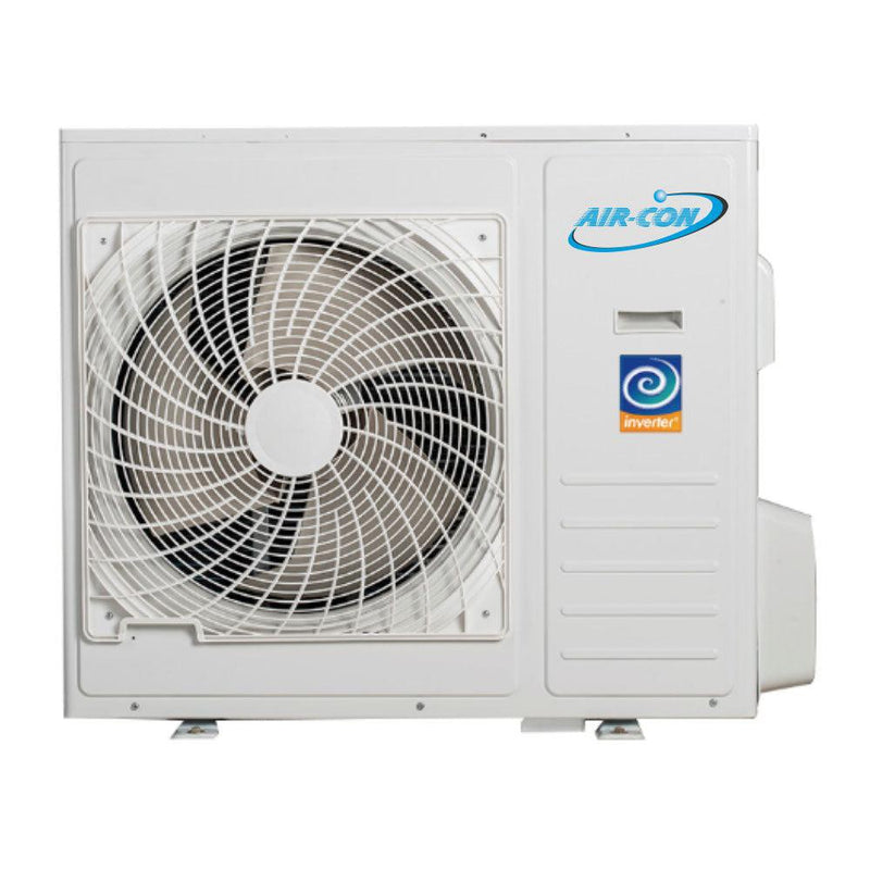 Air-Con 24,000 BTU 22 SEER 2-Zone Concealed Duct 9k+9k Mini Split Air Conditioner and Heater System