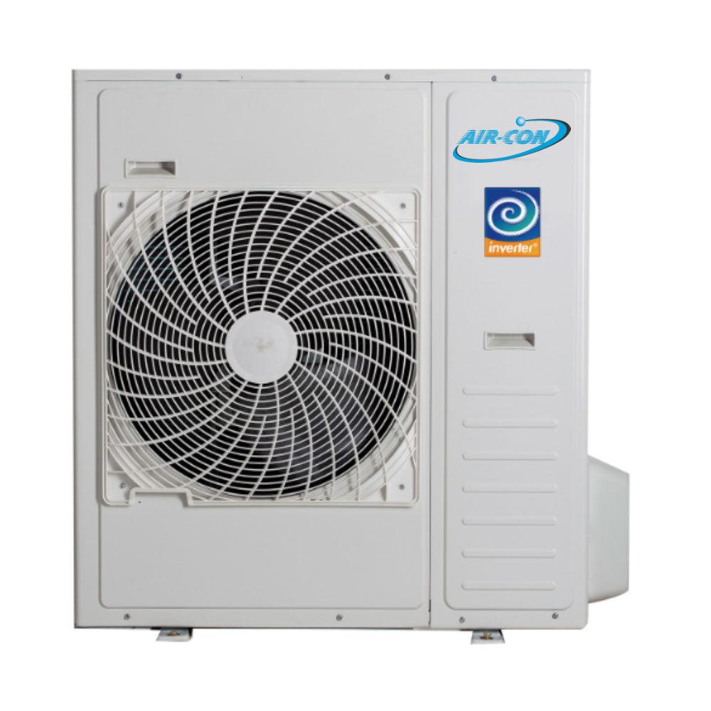 Air-Con 36,000 BTU 21 SEER 2-Zone Ceiling Cassette 12K+18K Mini-Split Heat Pump System