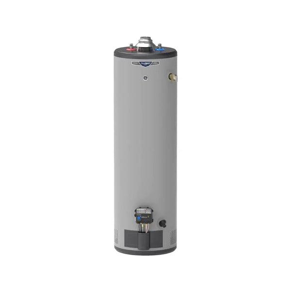 GE RealMAX Atmospheric 30 Gallon Capacity 28,000 BTU Heating Input Tall Liquid Propane Water Heater - Front View