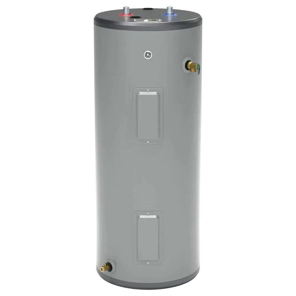 GE RealMAX Premium Model 30 Gallon Capacity Tall Electric Water Heater - Front View