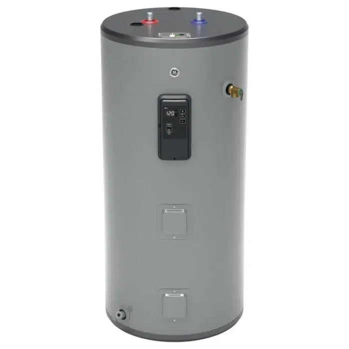 GE Smart Choice Model 50 Gallon Capacity Short Electric Water Heater - Front View