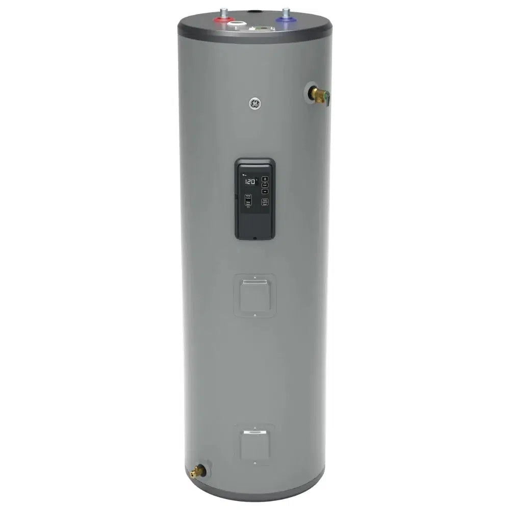 GE Smart Premium Model 40 Gallon Capacity Tall Electric Water Heater - Front View