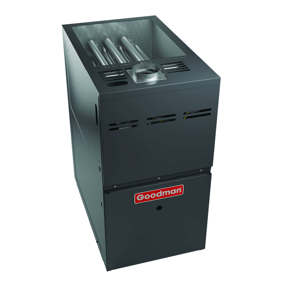 Goodman 80% AFUE 80,000 BTU Single Stage Gas Furnace - Upflow/Horizontal - 17.5
