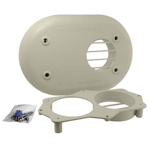 Goodman 0170K00000S 2.9"x13.2" Flush Mount Vent Kit for Condensing (High Efficiency) Goodman Gas Furnaces - 2" or 3" vent systems