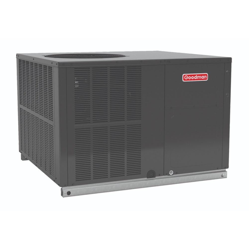 Goodman 2 Ton 13.4 SEER2 Self-Contained Multi-Positional Package AC Unit - Rear View