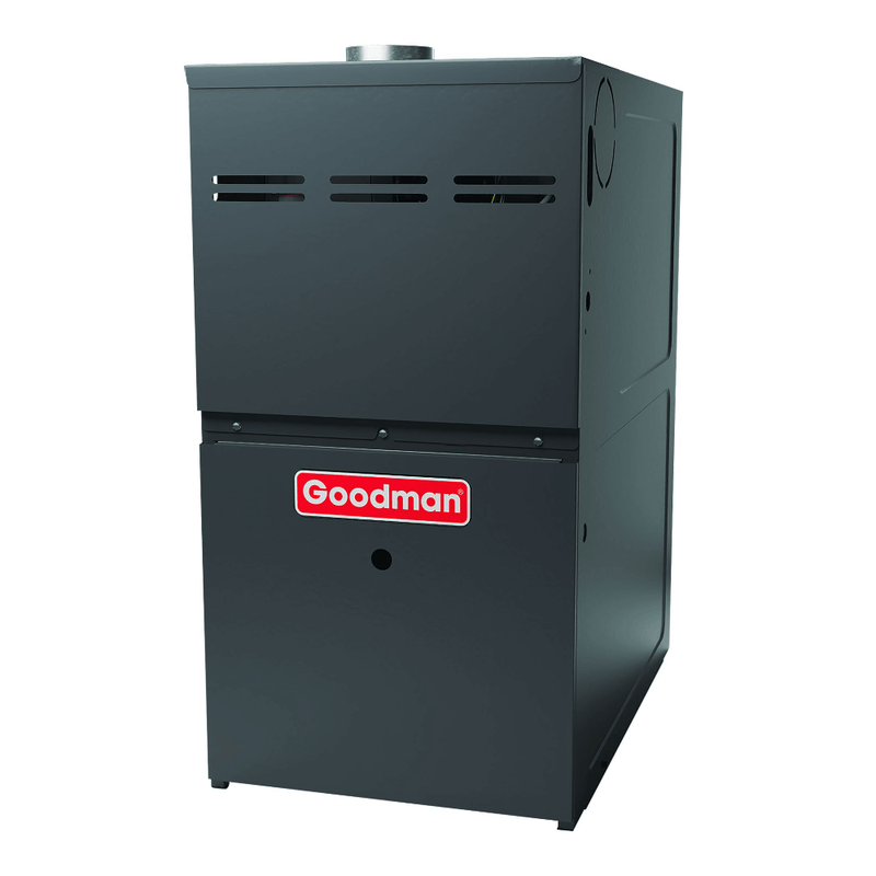 Goodman 80% AFUE 100,000 BTU 2-Stage Low NOx Gas Furnace - Upflow/Horizontal - 2,000 CFM