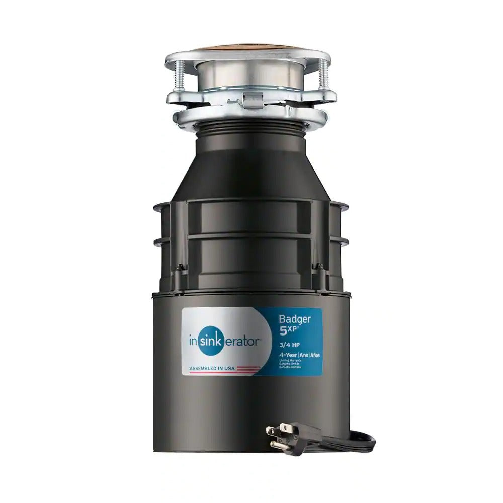 InSinkErator Badger Power Series 3/4 HP Garbage Disposal with Power Cord - Main View