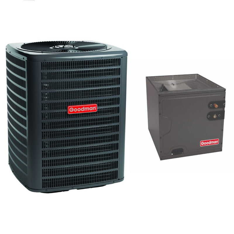 3 Ton 14.3 SEER2 Goodman AC GSXB403610 and Vertical Coil CAPTA3626C4 - Bundle View