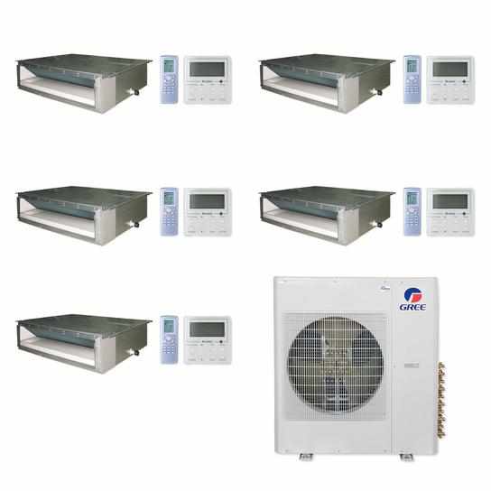 Mini Split Air Conditioner GREE Multi21+ 36000 BTU Slim Duct 9K+9K+9K+9K+12K