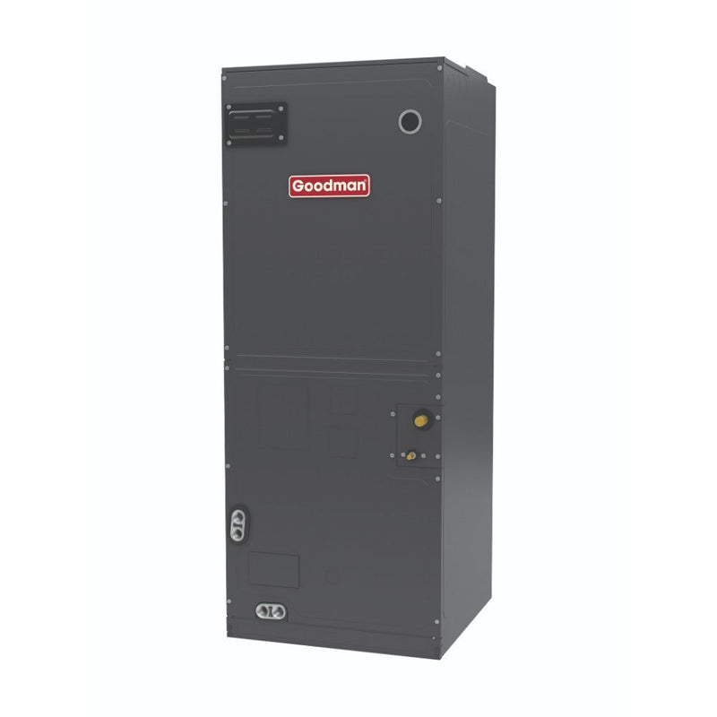 Goodman AMVT30BP1400 2.5 Ton Multi-Positional Air Handler with Variable Speed ECM Motor and Internal TXV - Angled View