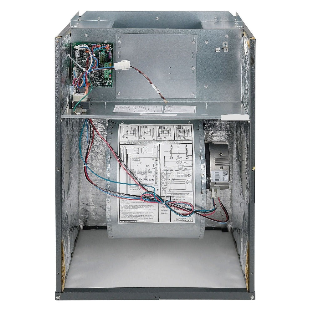 1.5 Ton 14.5 SEER2 Goodman Air Conditioner GSXB401810 with Modular Blower MBVC1201AA-1 and Horizontal Coil CHPTA1822B4